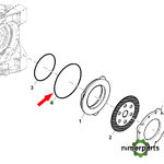 JXR122850 - GOMA PISTON FRENO 68 6920  alternative by JOHN DEERE