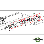 JXAH146052 - JUEGO RETENES DIRECCION 8 8020 Alternative by JOHN DEERE