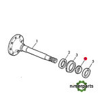 JXAL156503 - CONO DEL COJINETE alternative by JOHN DEERE