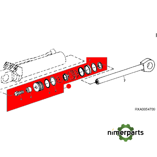 JXRE61543 - JUEGO PARA CILINDRO HIDRAULICO alternative by JOHN DEERE
