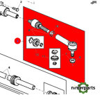 JXAL208866 - CONJUNTO BARRA  ACOPLE alternative by JOHN DEERE
