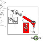 JXAL204776 - EXTREMO BARRA DIRECCION alternative by JOHN DEERE