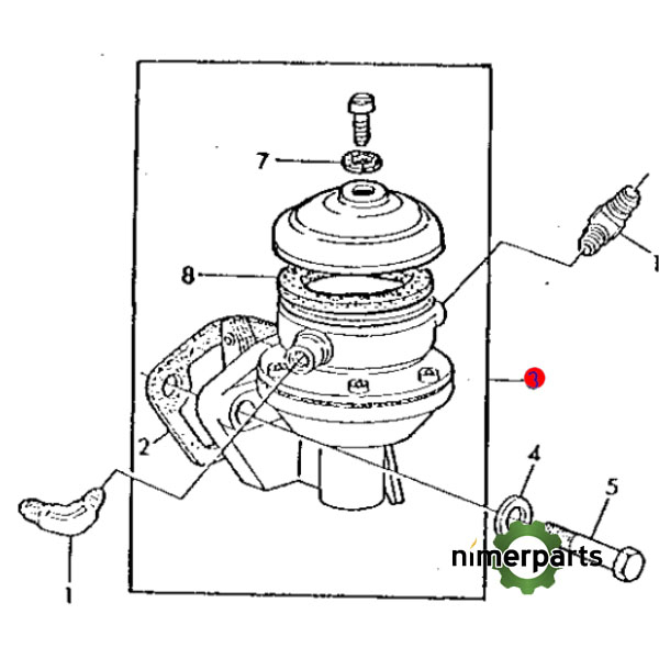 JXRE527115 - BOMBA DE ALIMENTACION alternative by JOHN DEERE