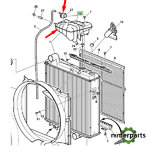 JXAL179270 - BOTELLA RADIADOR 6030 7530 alternative by JOHN DEERE