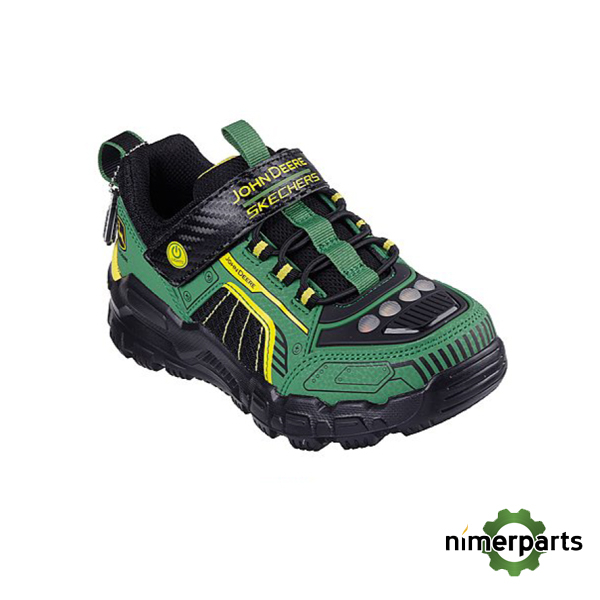 Zapatilla deportiva John Deere iluminada con detalles superiores de tractor T32