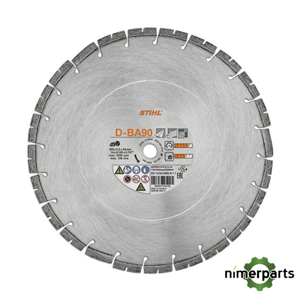 08350947014 - DISCO DE CORTE TRONZADORA D-BA 90 Ø 400mm/16" STIHL