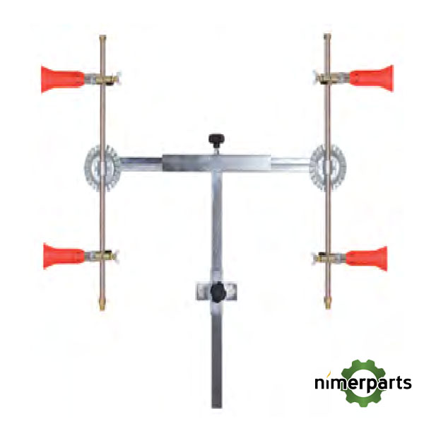 971 - BARRA EN T 2+2 CON PULVERIZADORES REGULABLES TURBO CON MODULO ANTIGOTA SIRFRAN