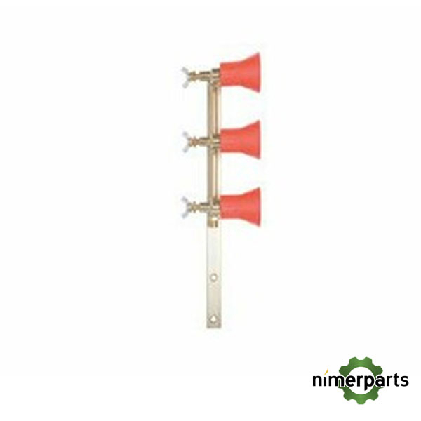 924 - Columna Con Pulverizador Regulable 3 Salidas - Latón con Módulo Antigota SIRFRAN